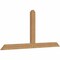 Ekena Millwork Portland Timber Gable Bracket, Western Red Cedar, 96"W x 44"H x 3 1/2"D x 5 1/2"F, 11/12 Pitch GBW096X44X0406POR00SWR - alternate 4